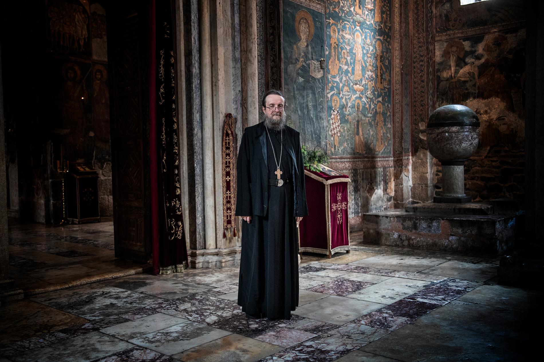 Den serbisk-ortodoxe munken Sava Janjic.
