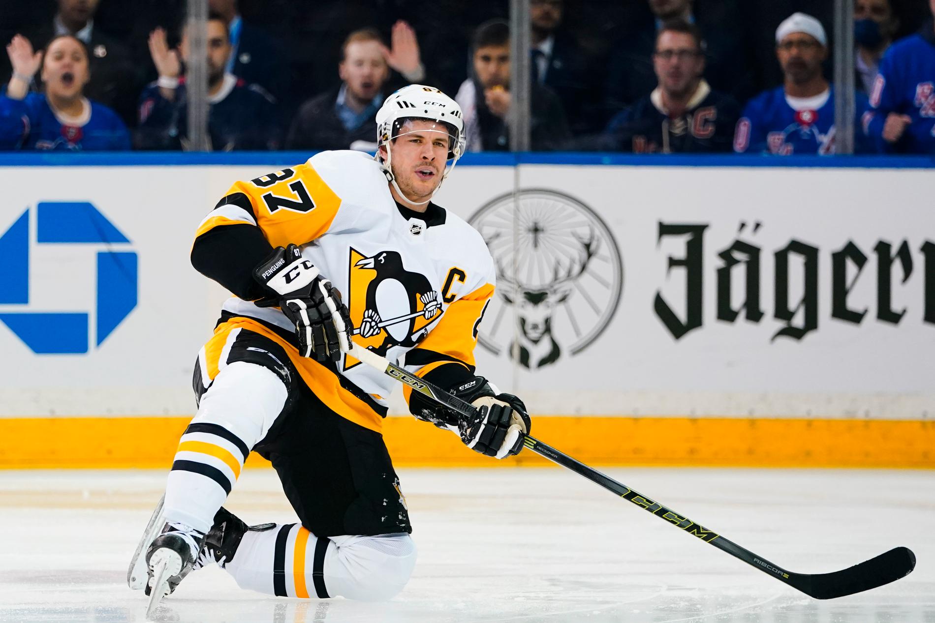 Pittsburghs stjärna Sidney Crosby. 