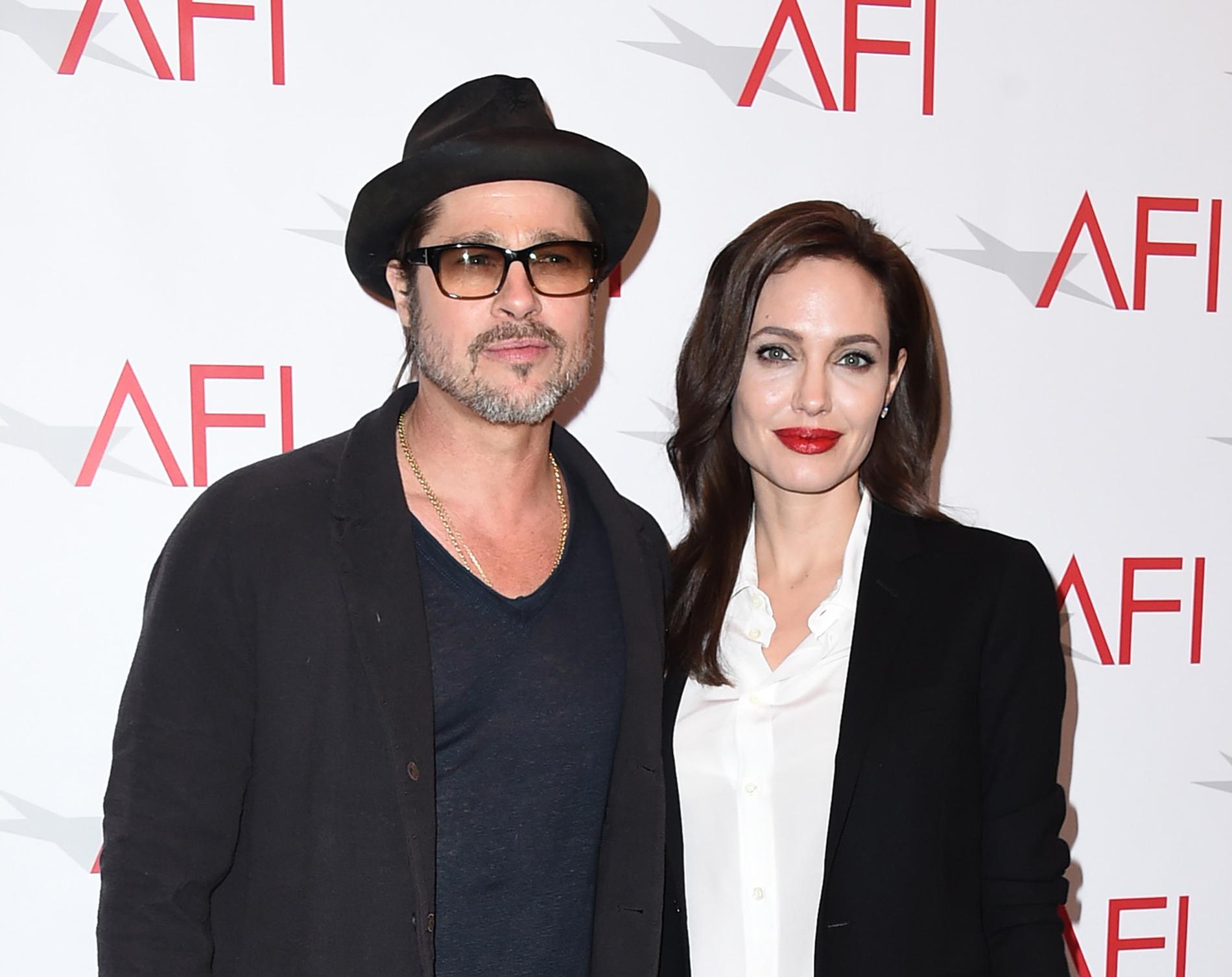 Brad Pitt och Angelina Jolie.