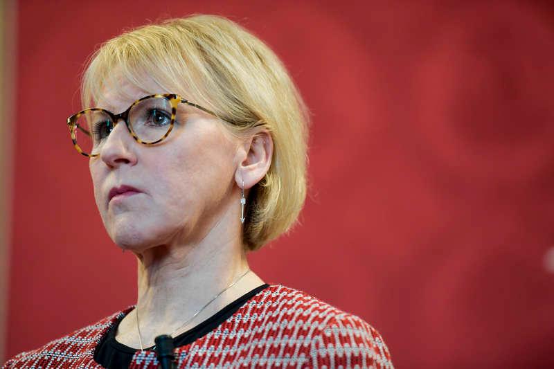Margot Wallström, utrikesminister. 