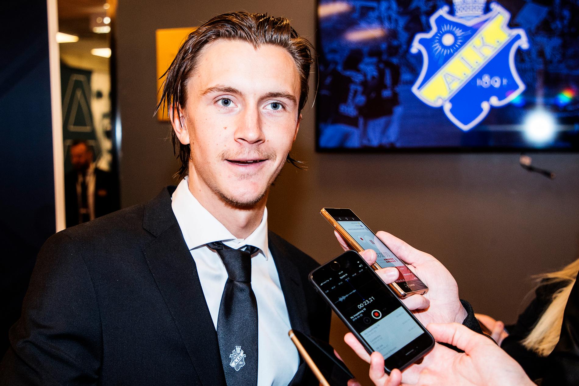 Kristoffer Olsson under tiden i AIK.