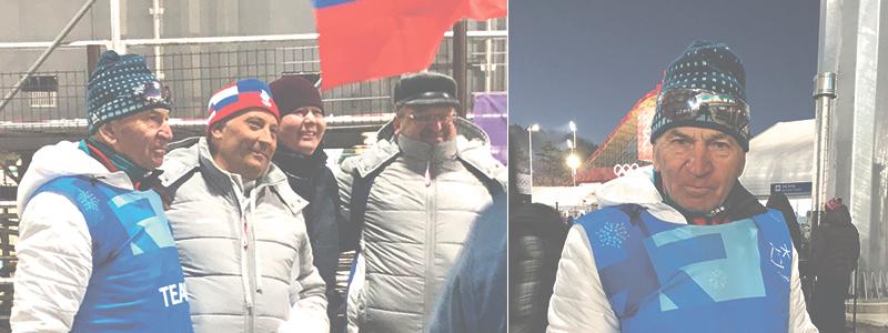 Att Jurij Tjarkovskij på plats i Pyeongchang för OAR.