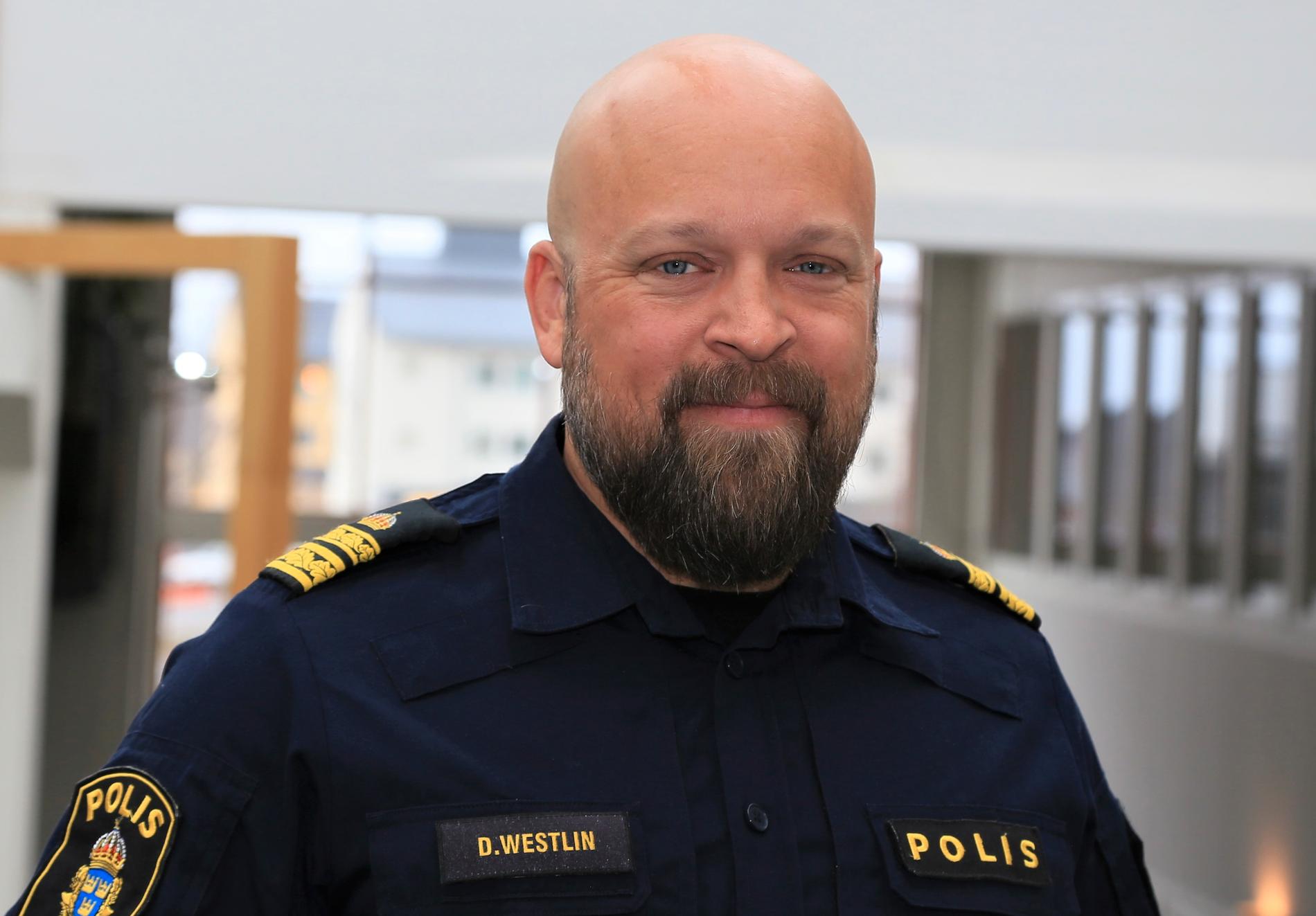 David Westlin är i dag tillförordnad polisområdeschef i Jämtlands län.