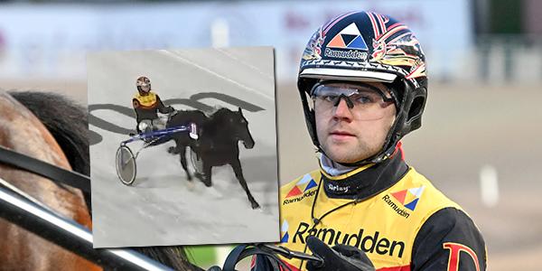 Mats E Djuse tog seger nummer 1 000 med hästen Våler Nikolai.
