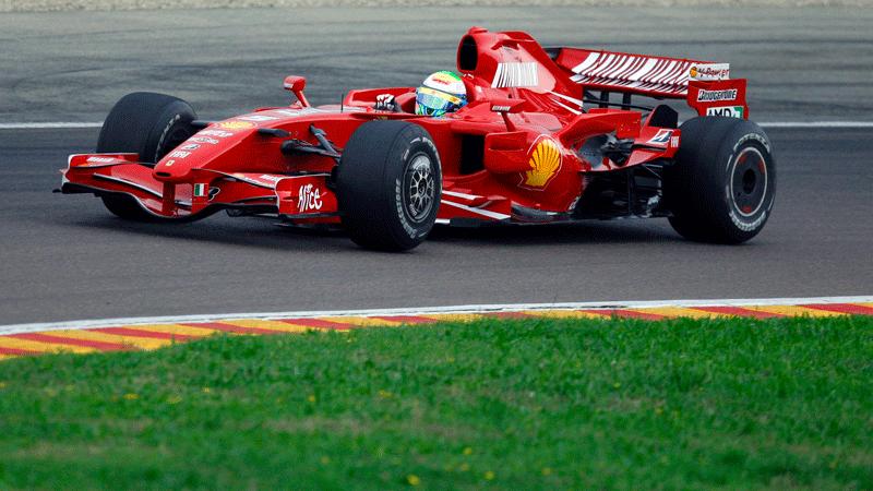 Felipe Massa på dagens test i Fiorano.