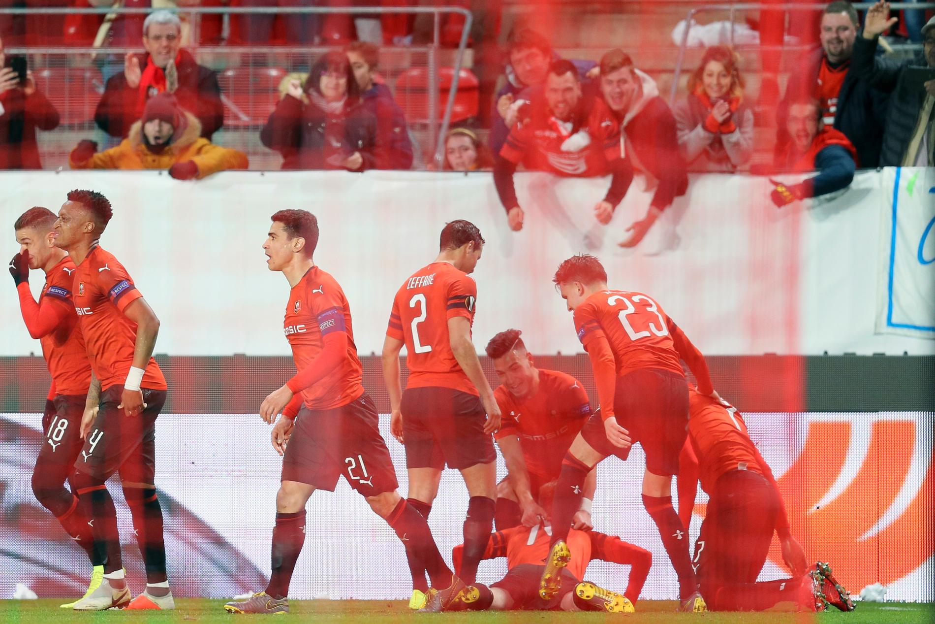 Rennes vann med 3–1. 