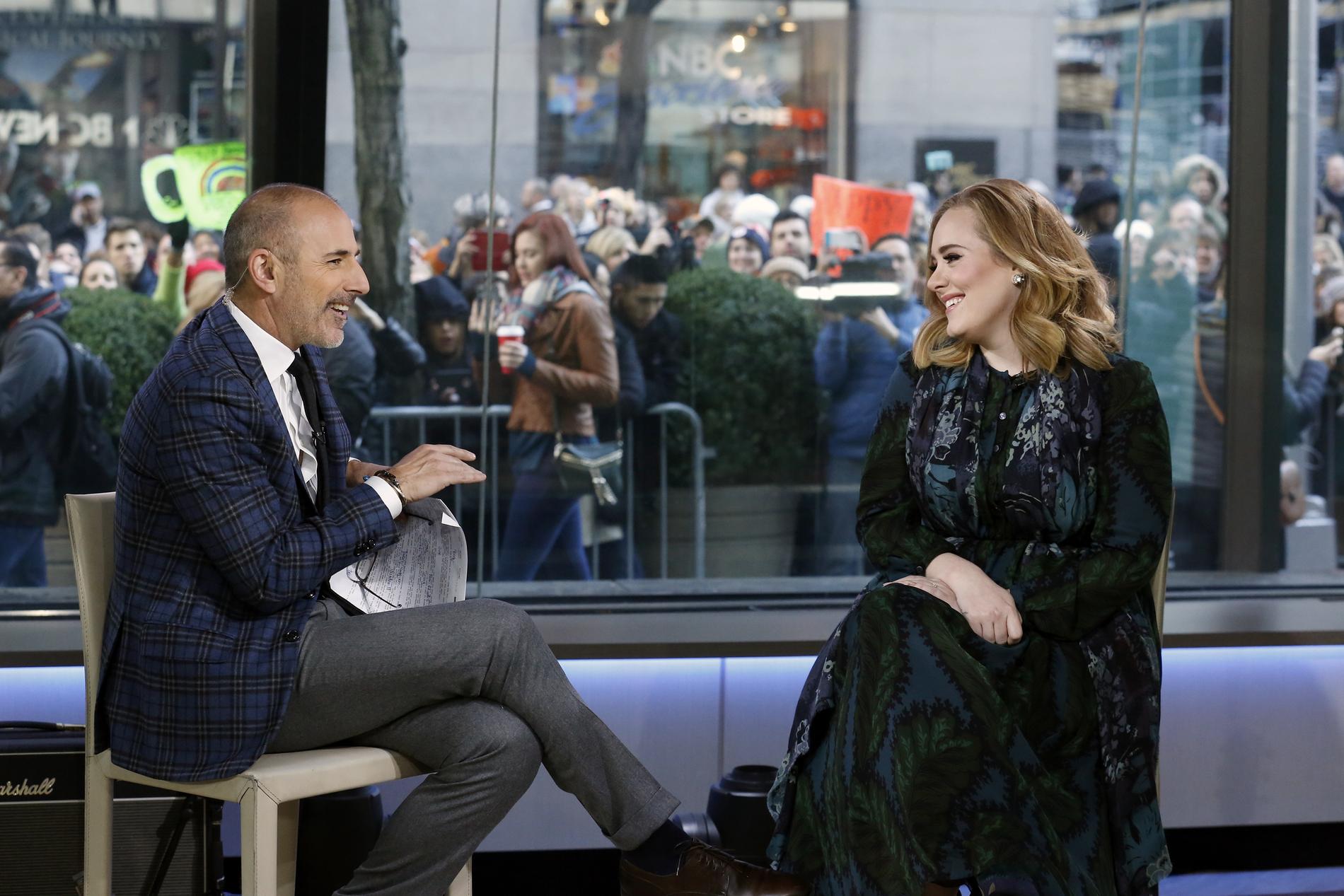 Matt Lauer intervjuar Adele.
