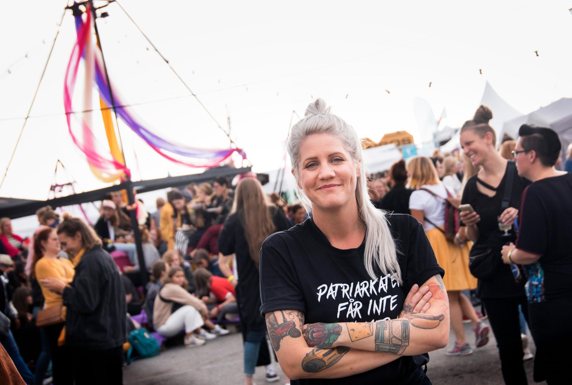 Grundaren Emma Knyckare vill att festivalbesökarna ska kunna festa tryggt. "Det kan vi inte erbjuda nu", säger hon. Arkivbild.