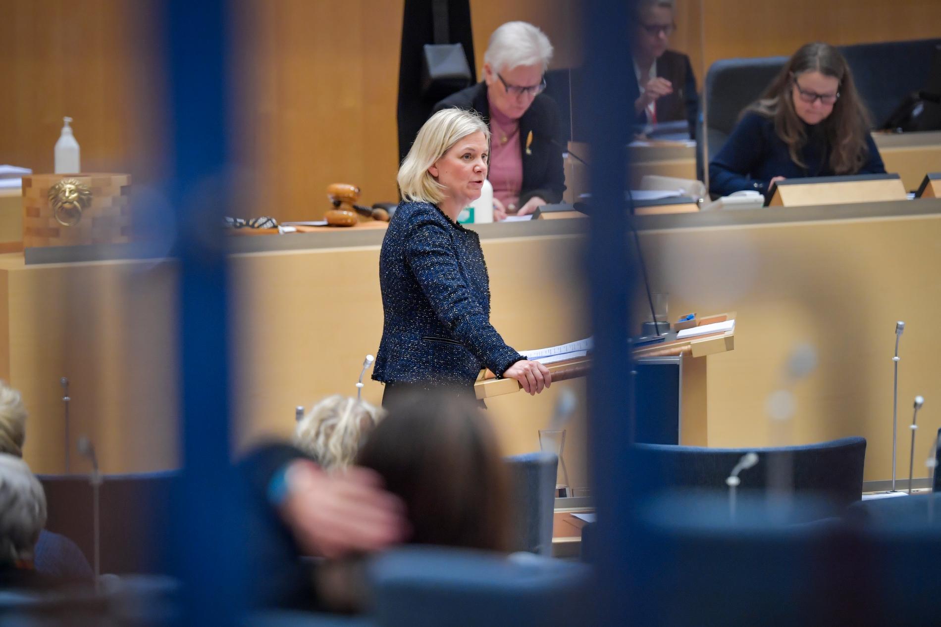 Magdalena Andersson gjorde sin första utfrågning som statsminister på torsdagen. 