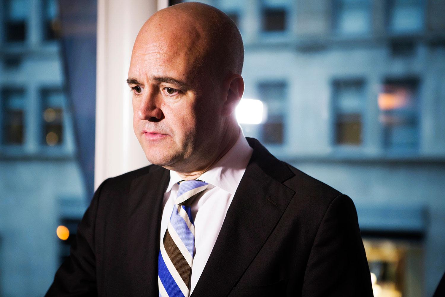 Fredrik Reinfeldt i New York.