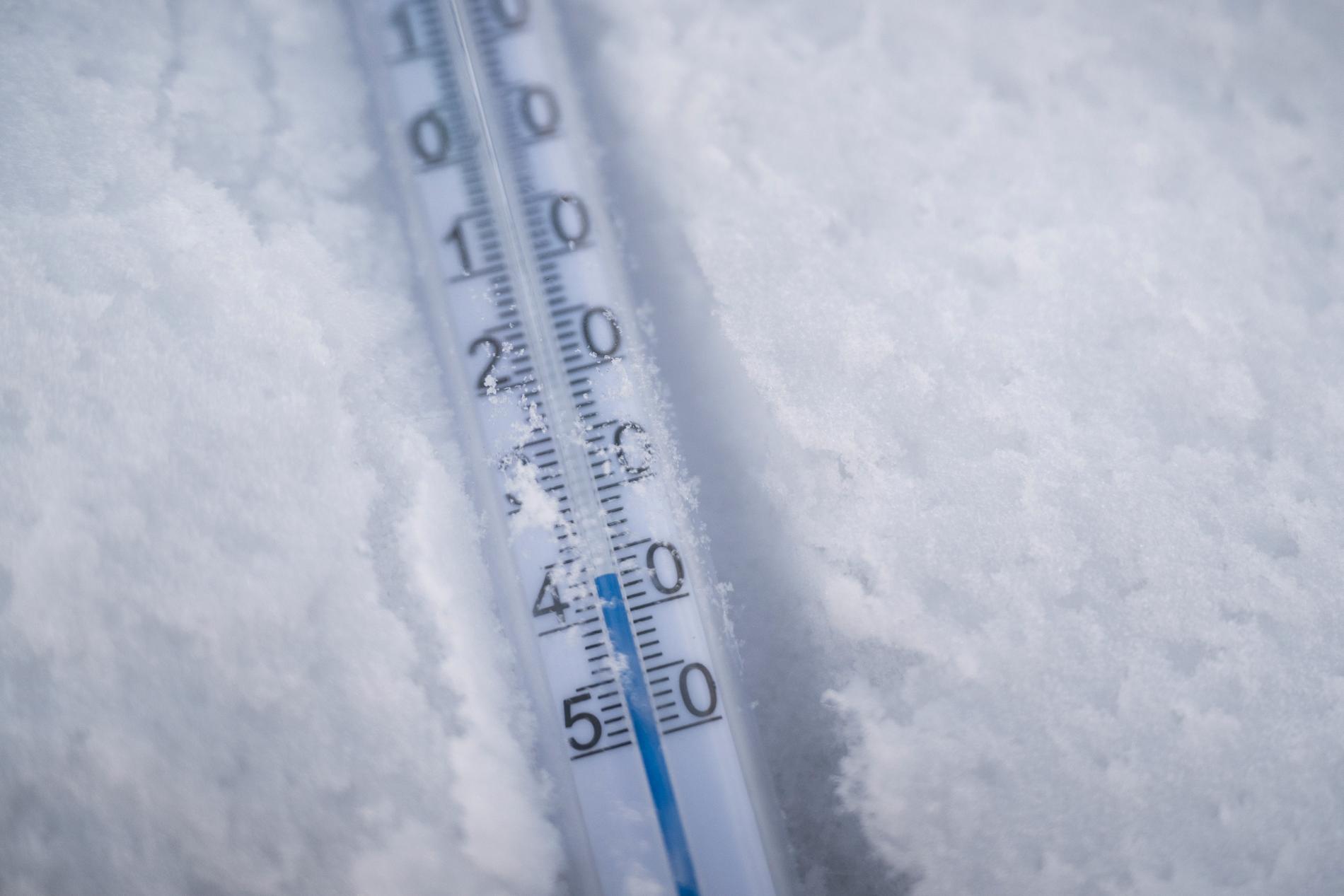 I början på januari visade termometern −40 grader i Kvikkjokk.