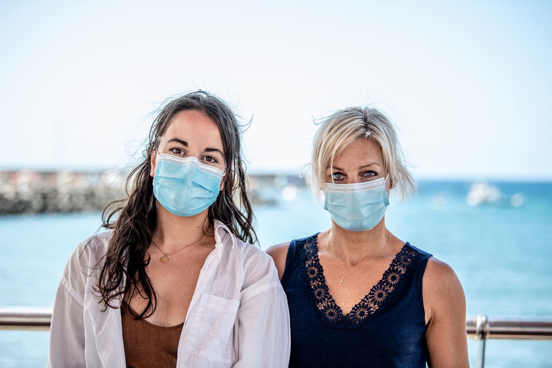 Aftonbladets Sophie Tanha och Carolina Byrmo på plats på Gran Canaria. 