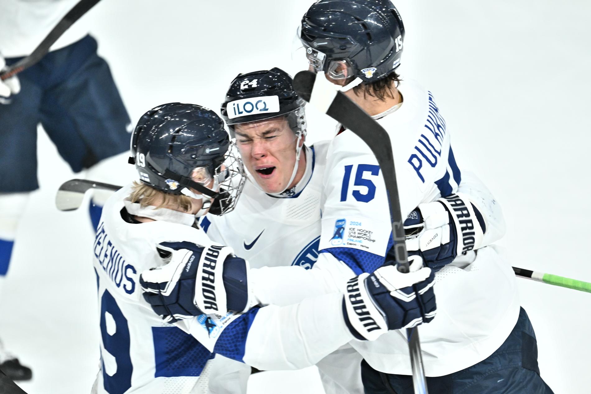 Finland klara för semifinal i JVM. 