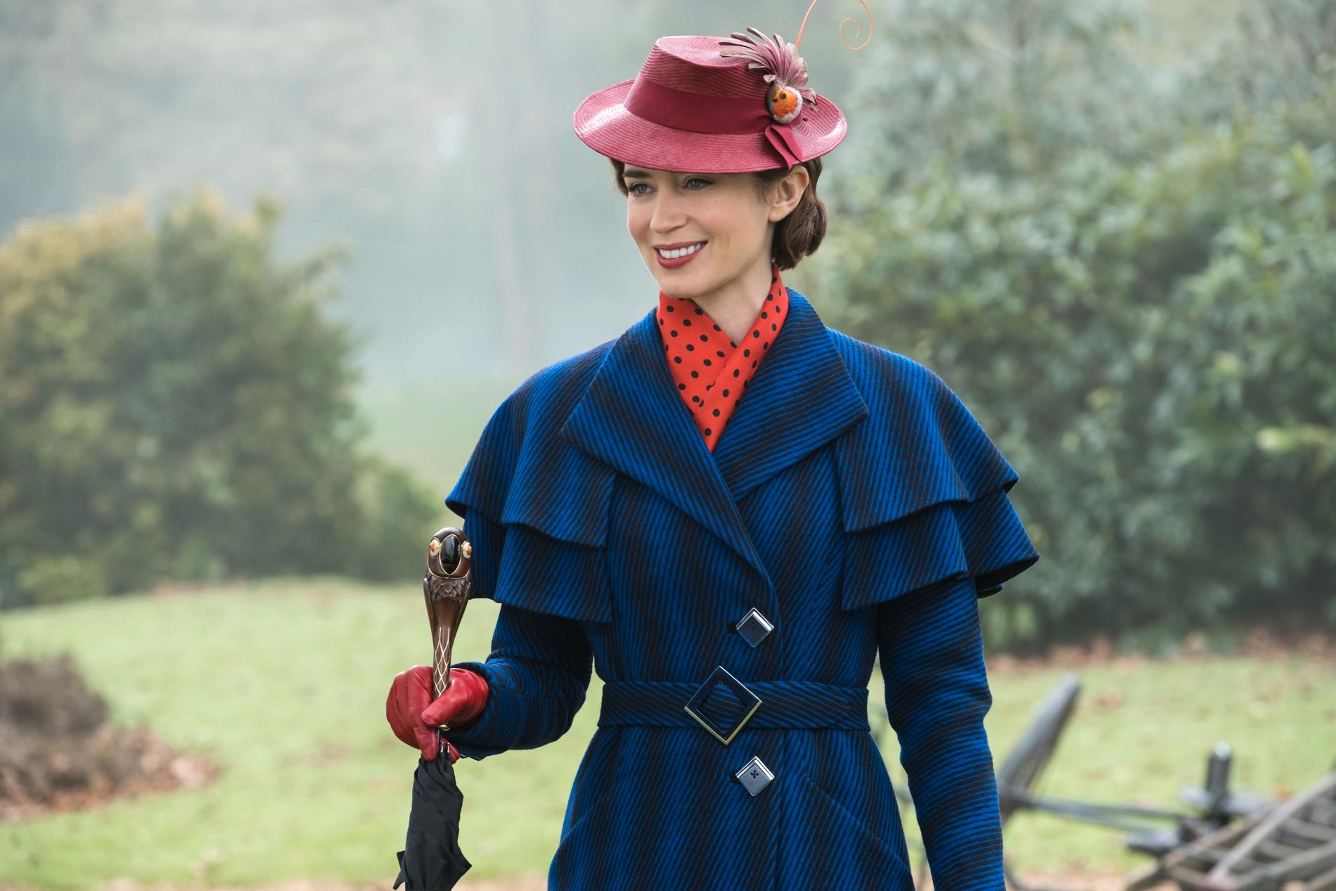 Emily Blunt som Mary Poppins.