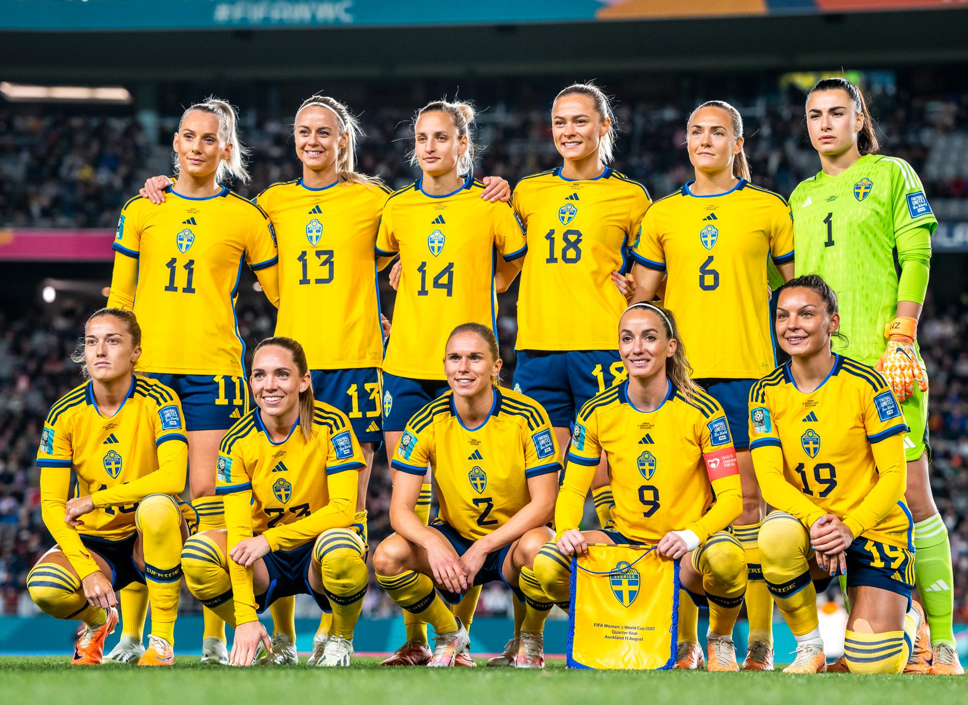 Sveriges damlandslag i fotboll.
