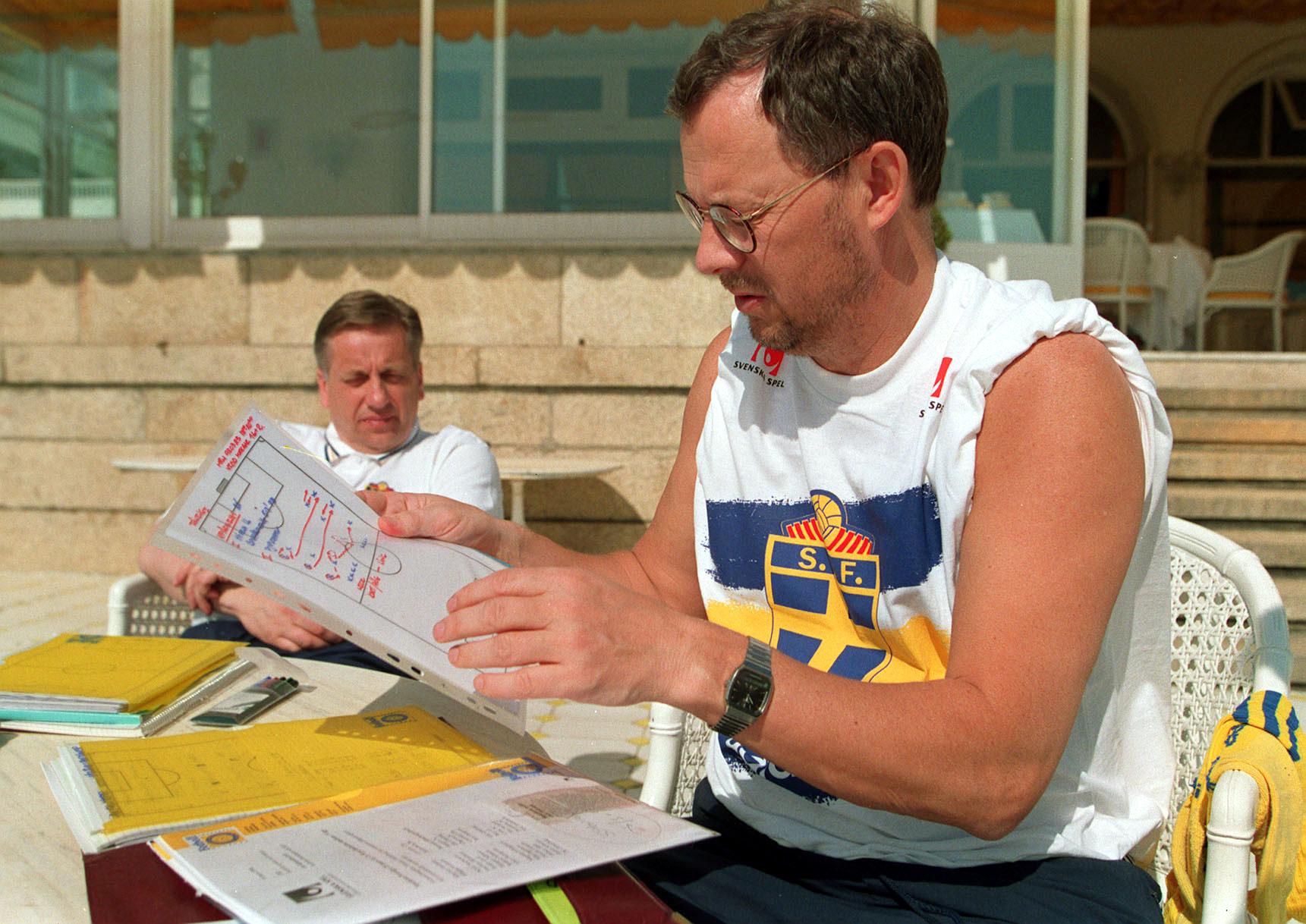 Tommy Söderberg och Lars Lagerbäck 1998.
