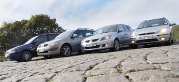 Små kombibilar Aftonbladet Bil har testat fyra kompakta modeller. Vilken duger bäst åt barnfamiljen?
