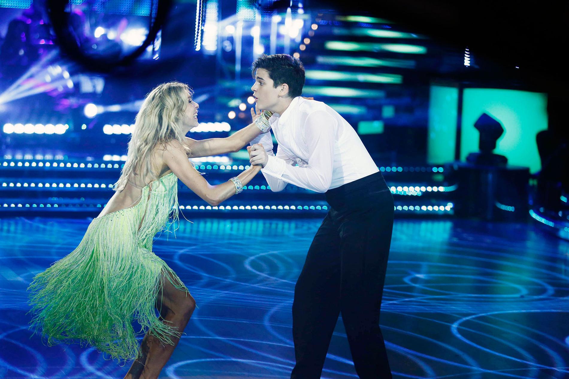 Oscar Zia med Maria Bild i "Let's dance"-finalen 2013.