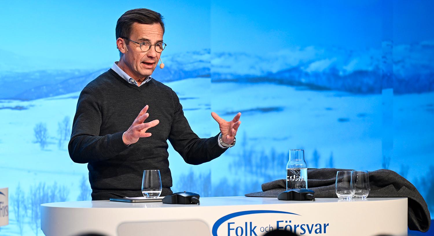 ”Allvar på riktigt”, säger statsminister Ulf Kristersson om Sveriges säkerhetspolitiska situation.