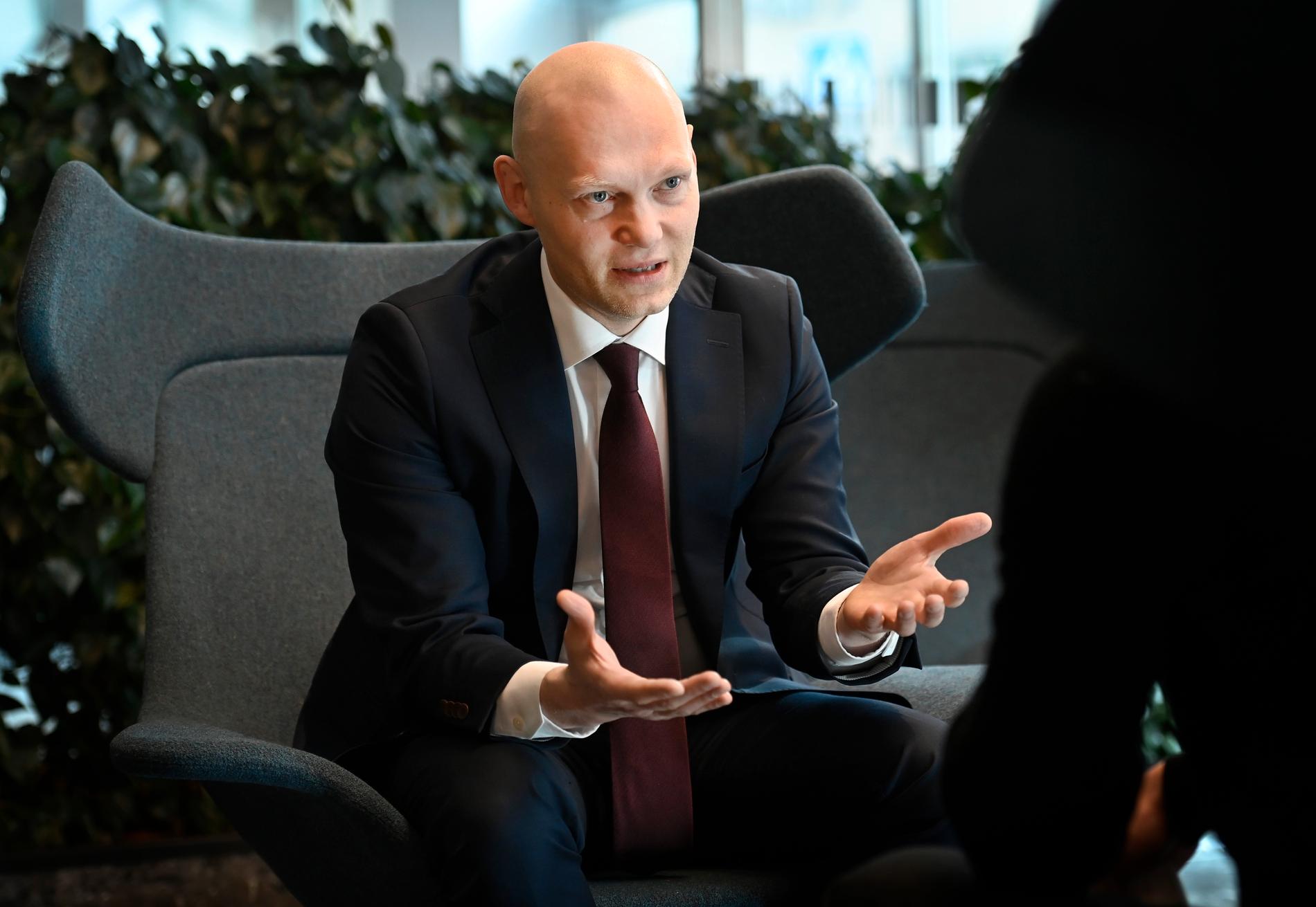 Finansmarknadsminister Niklas Wykman 