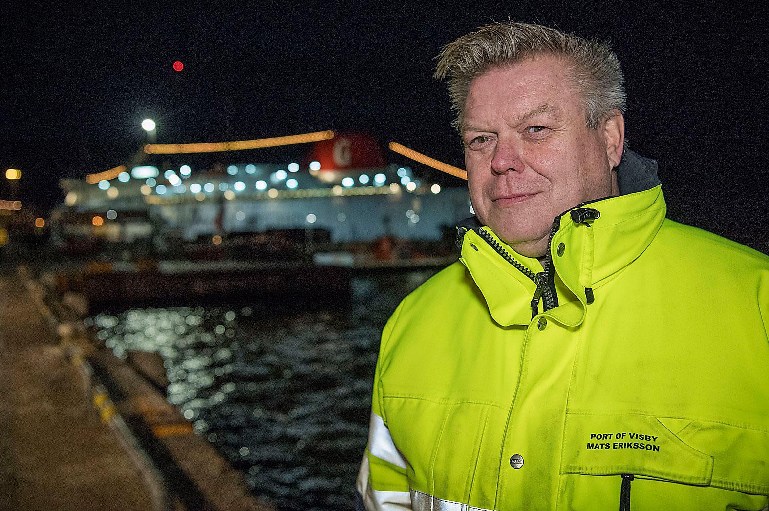 Mats Eriksson är Region Gotlands hamnchef. Han fick i uppgift att ta fram ett avtal med Nord stream 2.