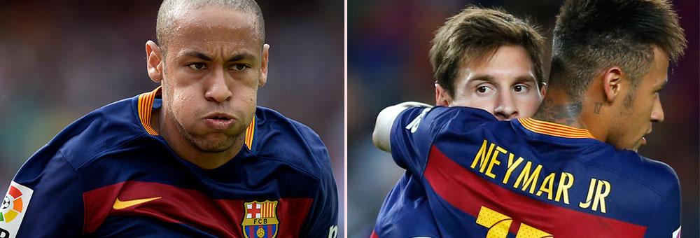 Neymar ses som efterträdare till Messi