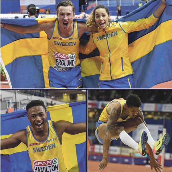 Det blev svenskt medaljregn i EM under lördagen.
