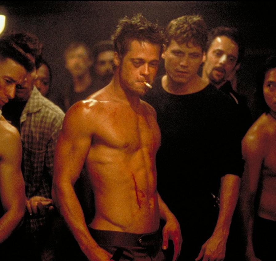 Brad Pitt i ”Fight club”.