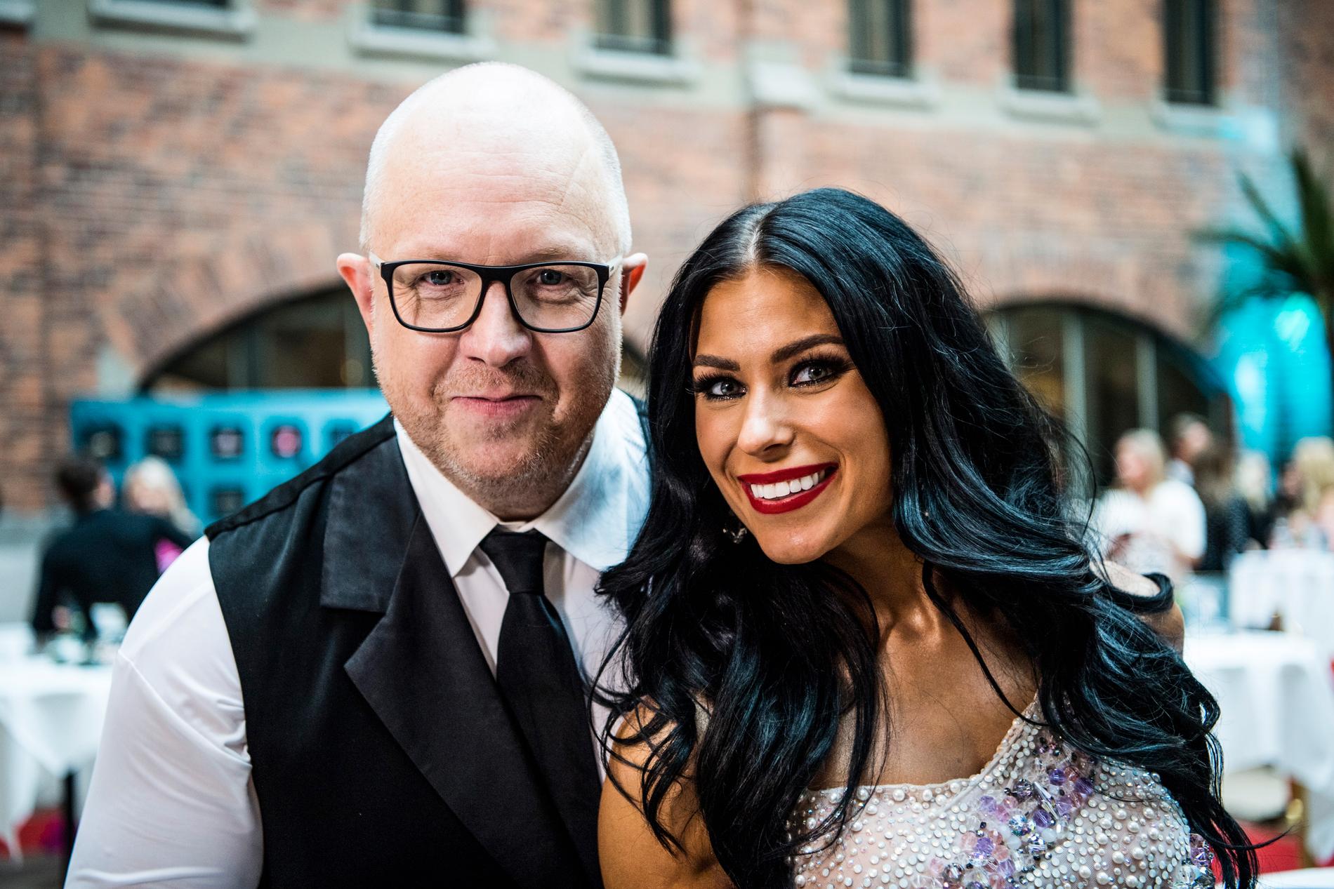 Anders Jansson tillsammans med danspartnern Jasmine Takács.