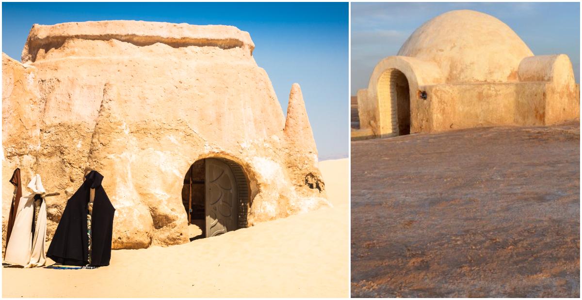 Flera av inspelningsplatserna från Star Wars finns kvar i Tunisien. 