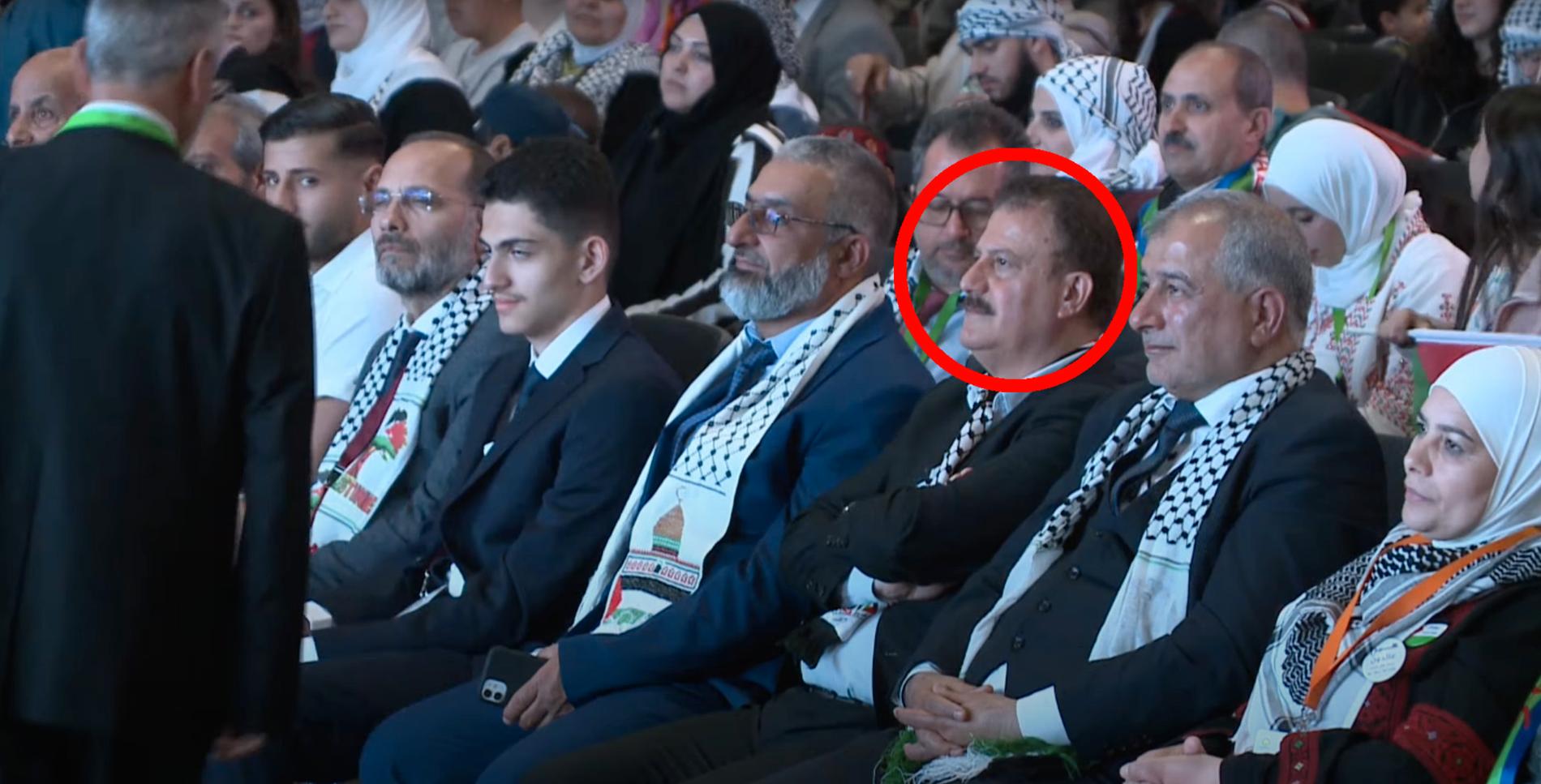 Jamal El-Haj på kritiserade Palestina-konferensen. 