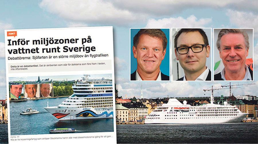 Det som är nödvändigt är att påverka all sjöfart och då sjöfarten är global i sin natur måste regelverken också vara globala, skriver Rikard Engström, Fredrik Larsson och Henrik Börjesson.