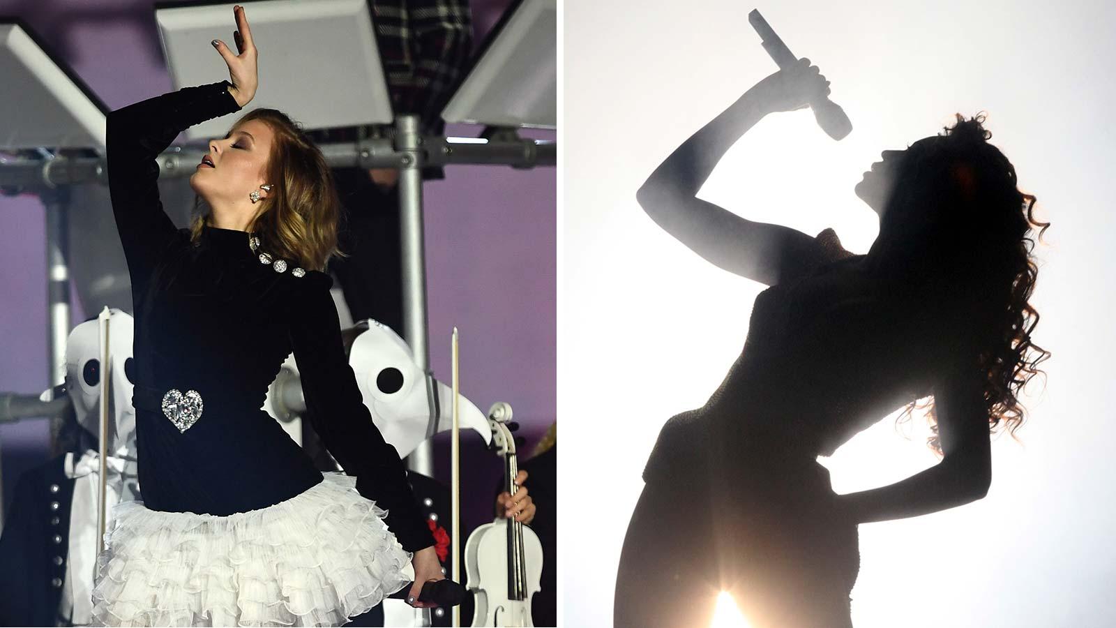 Zara Larsson kopierade Beyoncé patenterade pose under European Music Awards.