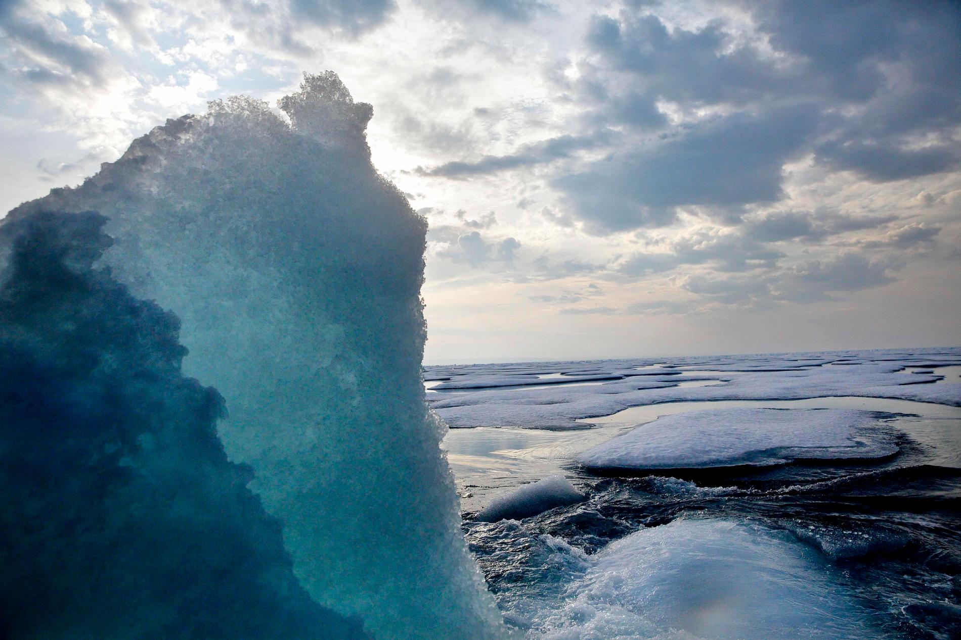 Kylan från Arktis anländer till Sverige och det väntas bli riktigt kallt i till lucia. Bilden från Nordvästpassagen.