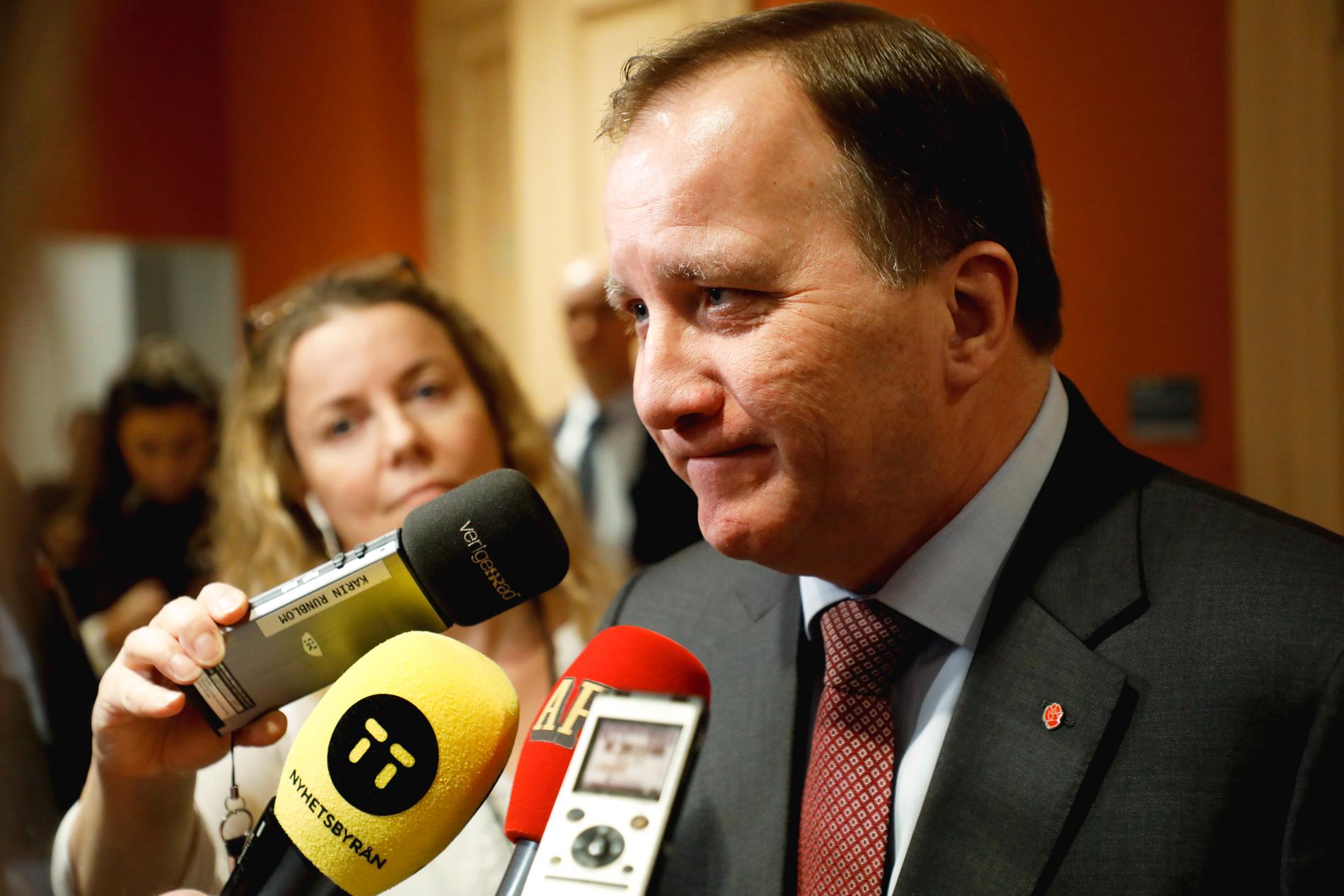 Statsminister Stefan Löfven (S) säger att han känner väldigt starkt stöd i sitt parti, trots den senaste tidens öppna kritik mot honom från partikollegor.