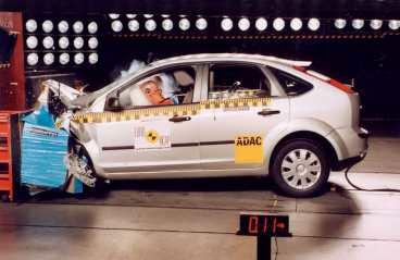 Gamla Ford Focus fick bra betyg i europeiska krocktester, men misslyckades nyligen i ett amerikanskt sidokrockprov. Inte heller New Beetle klarade sig i testet. Bara Toyota Corolla och Chevrolet Cobalt fick godkänt.