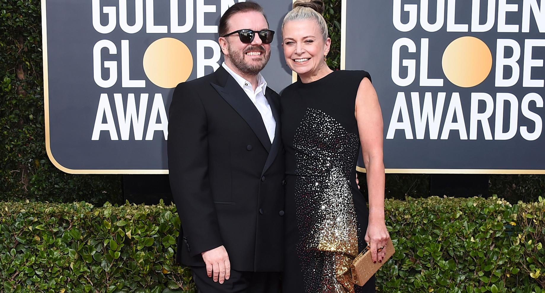 ”Joyride the musical” som baseras på succéförfattaren Jane Fallons roman ”Got you back”. Här är hon på Golden Globe-galan med sin partner Ricky Gervais.