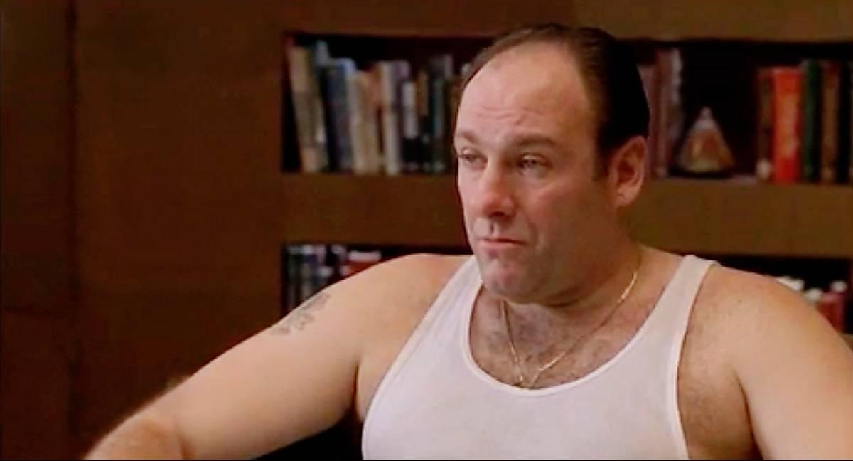 James Gandolfini som Tony Soprano.