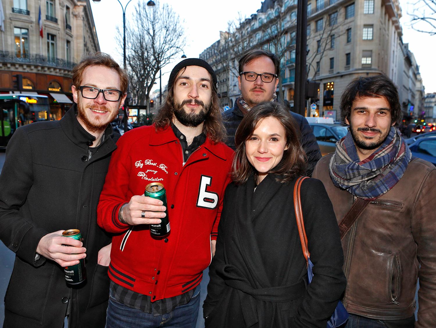Thomas, Antoine, Nicolas, Margot och Jean-Babtiste såg Eagles of Metal Deaths första koncert i Paris efter terrordåden.