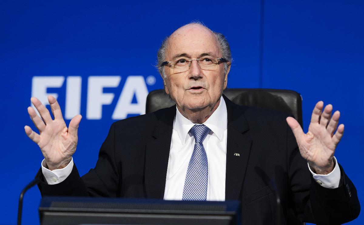 Fifas hårt kritiserade ordförande Sepp Blatter.