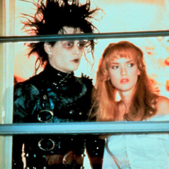 Johnny Depp och Winona Ryder i ”Edward Scissorhands”.