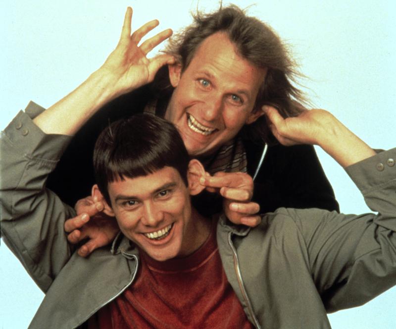 Jim Carrey och Jeff Daniels i ”Dum & dummare”.