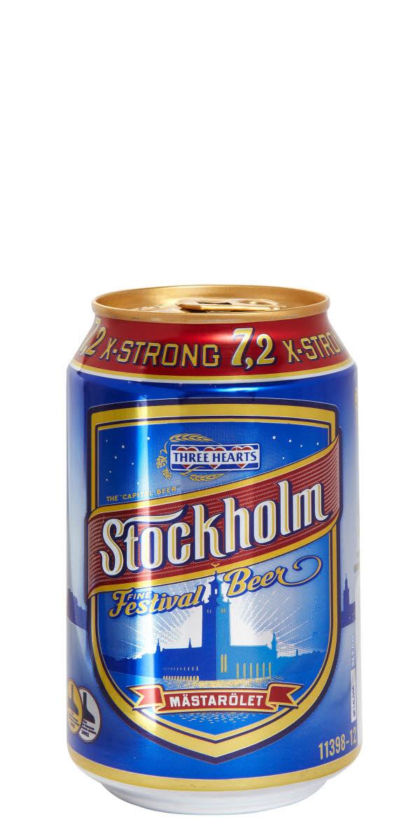 En halv miljon burkar starköl återkallas. Det handlar om ”Stockholm Fine Festival”, på 7,2 procent som felmärkts.