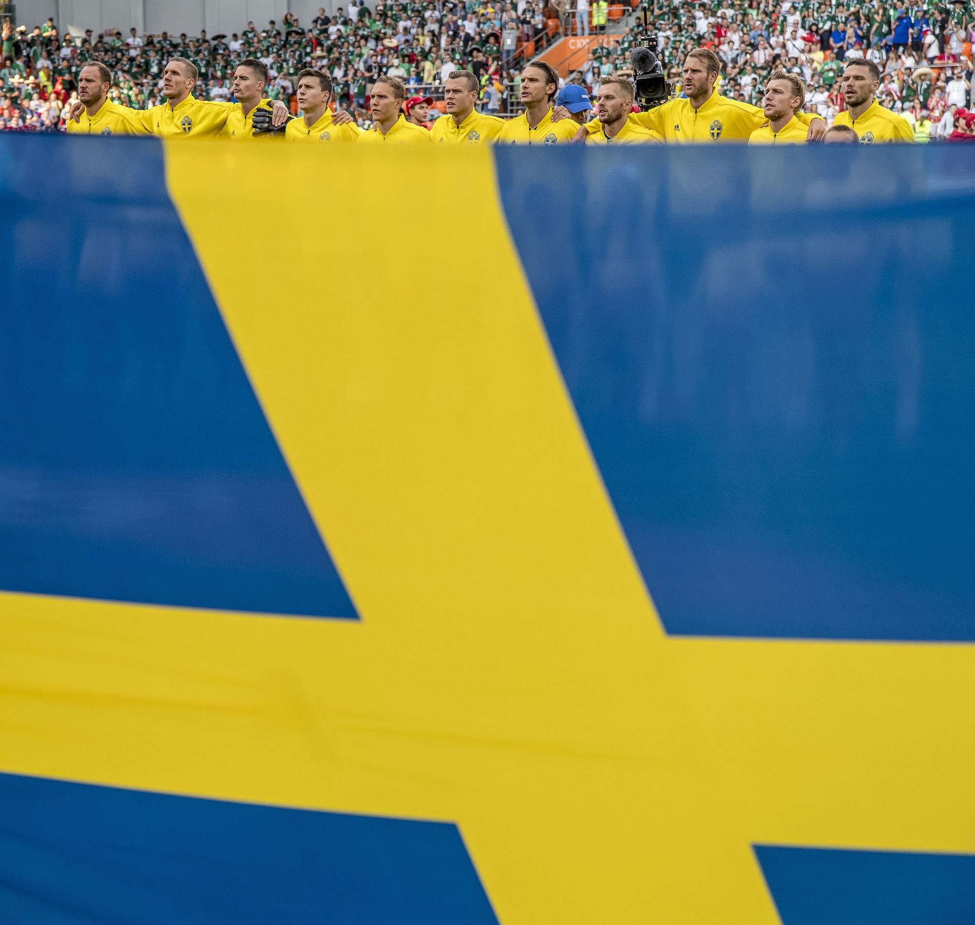 Landskamper är ett av få tillfällen då svenska nationalsången sjöngs. 