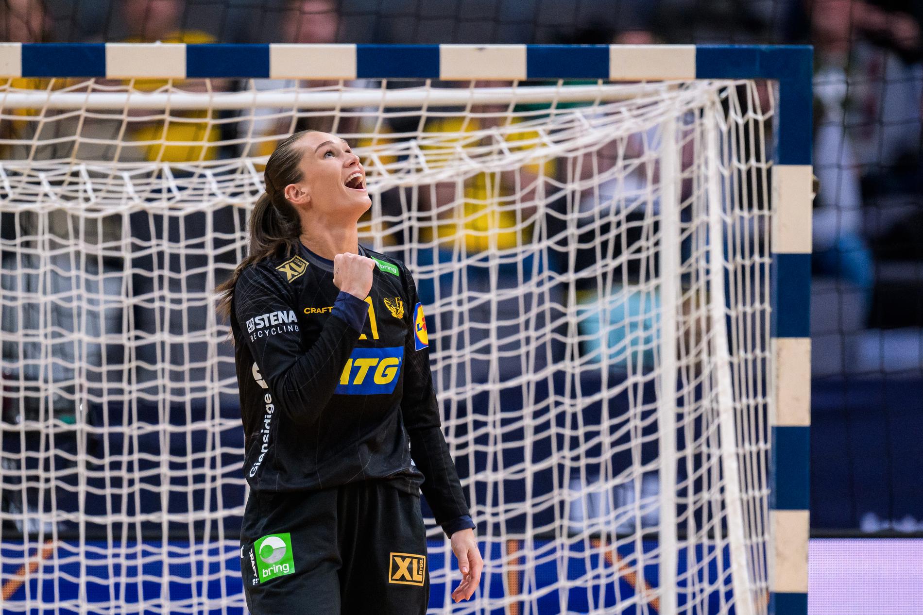 Evilina Eriksson storspelade när Sverige vann mot Kroatien