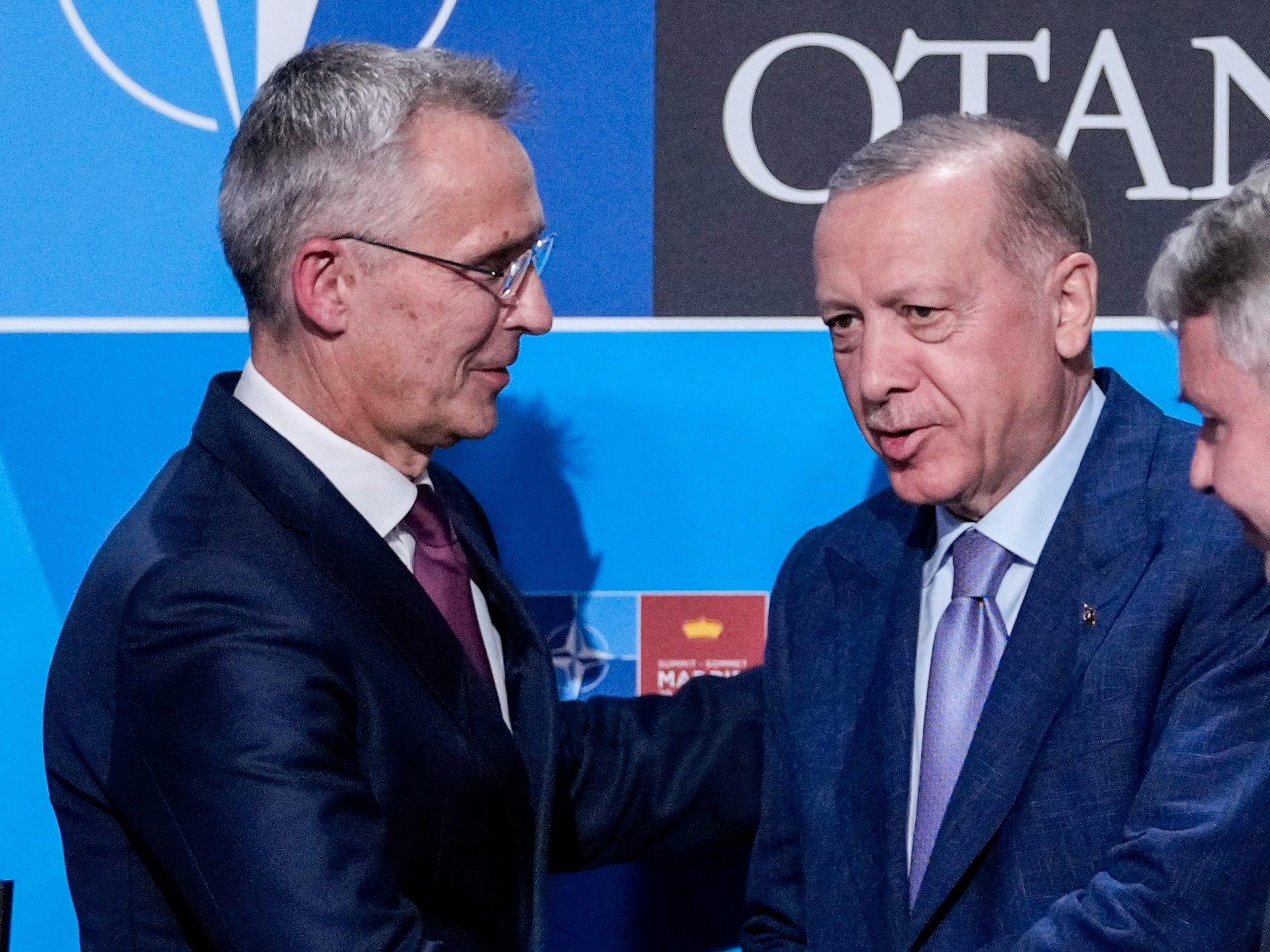 Turkiet öppnar för att acceptera Finland i Nato