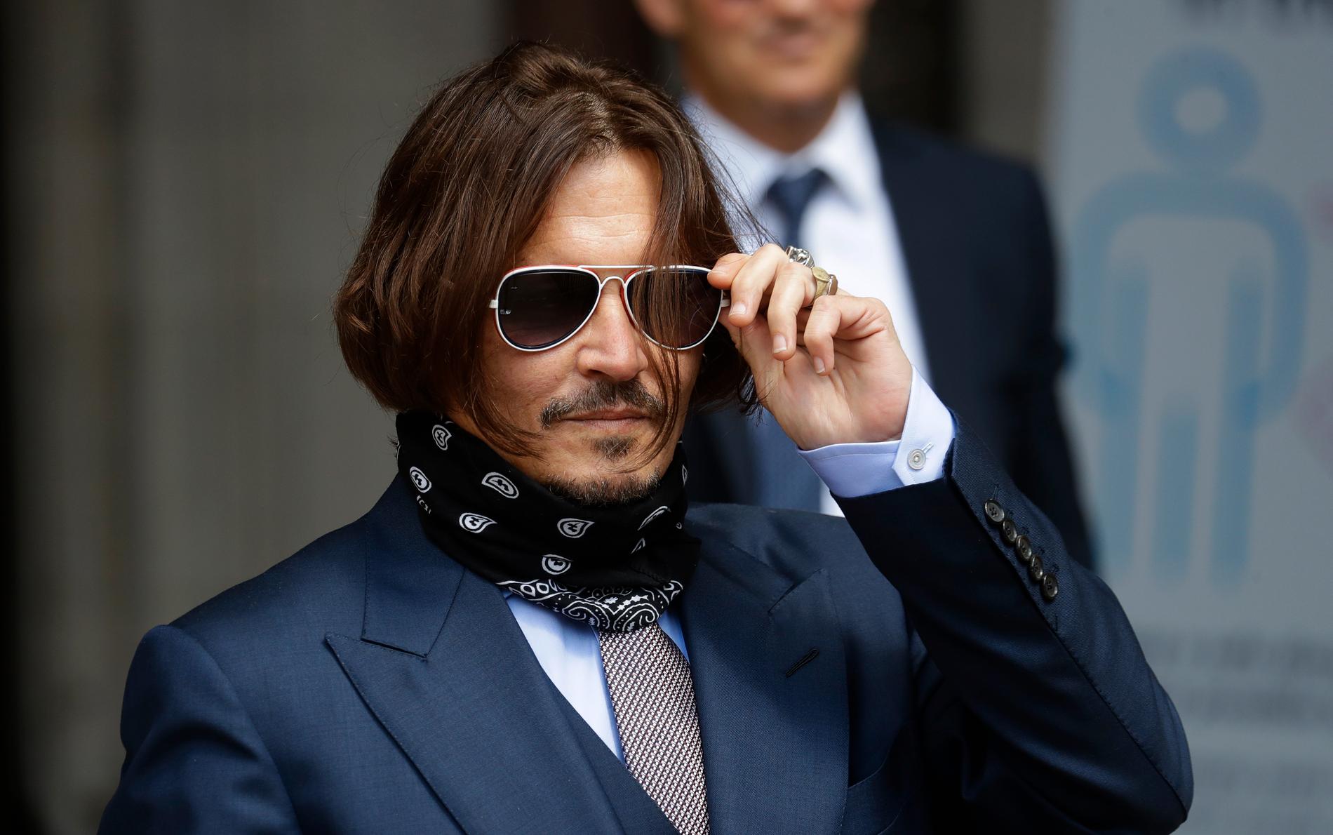 Johnny Depp fick sparken från filmen. 
