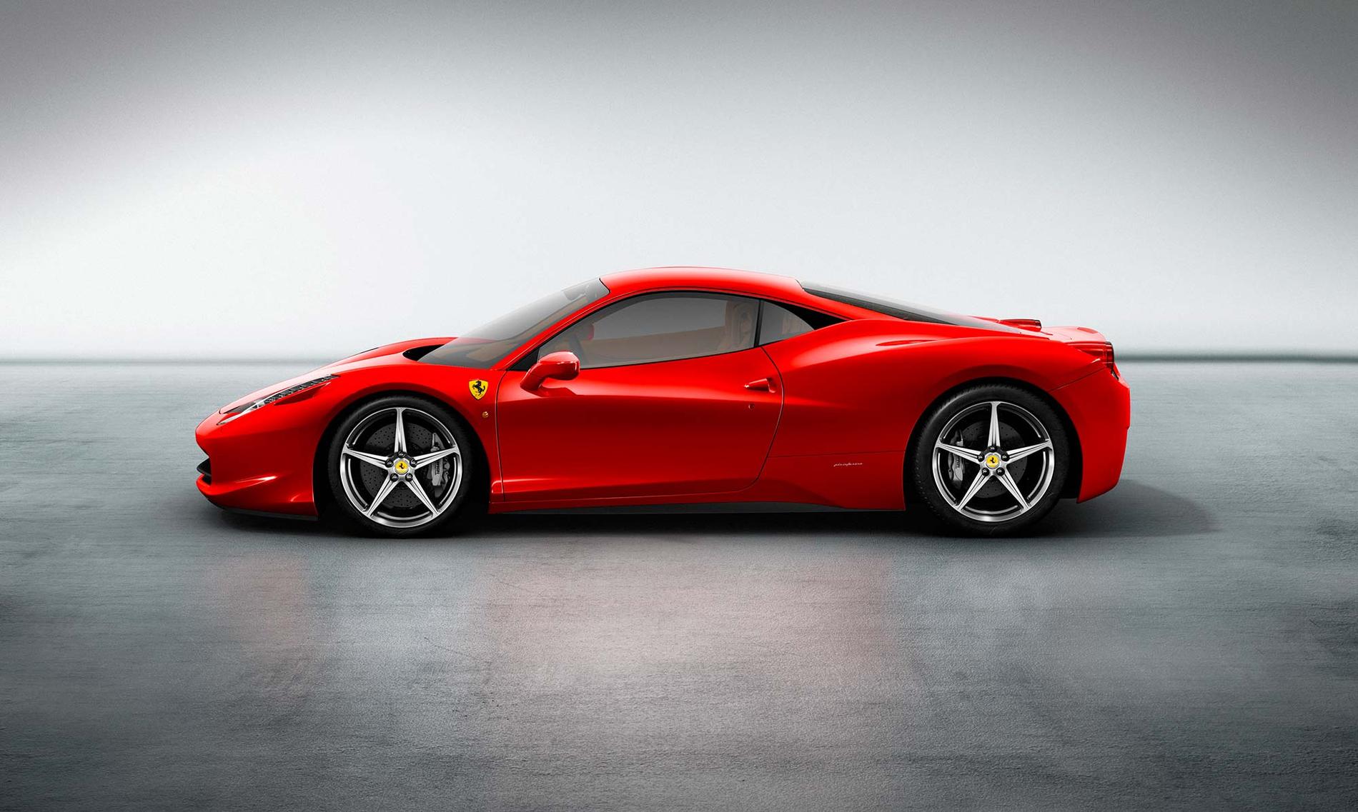 Så här ser Ferrari 458 Italia ut.
