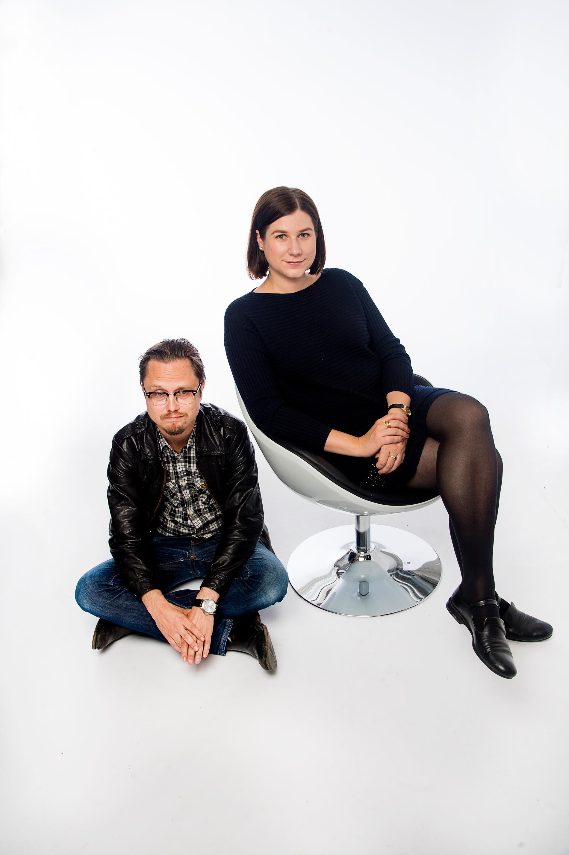 Markus Larsson och Kristin Lundell har en podcast ihop.