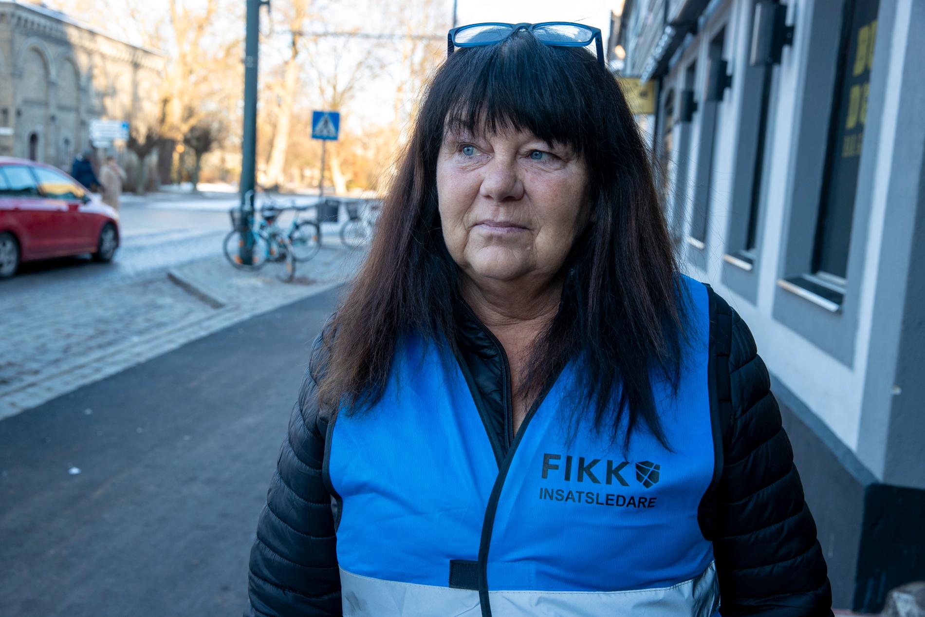 Annika Sigurdsson är insatsledare för FIKK Sweden. Hon leder de frivilligas del av sökinsatsen efter Maline i Landskrona.